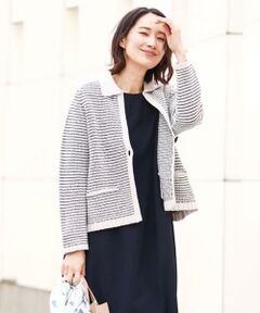 GIANNI LO GIUDICE / ジャンニ・ロ・ジュディチェ セットアップ | ラグランジェコードニットジャケット