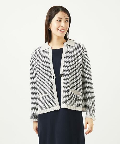 GIANNI LO GIUDICE / ジャンニ・ロ・ジュディチェ セットアップ | ラグランジェコードニットジャケット | 詳細10