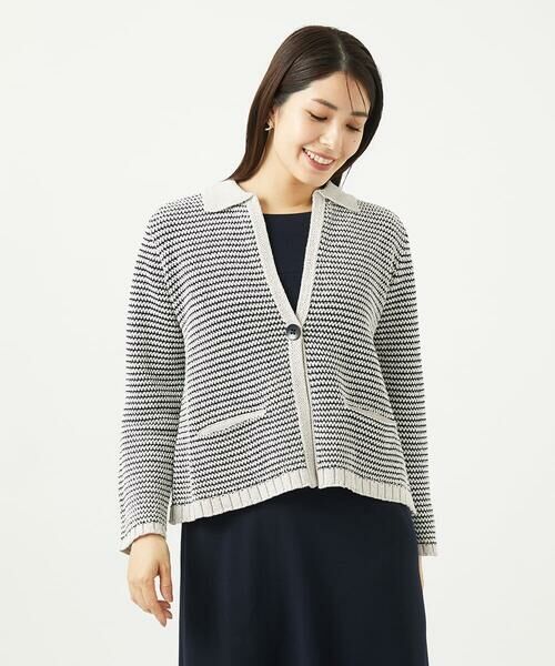 GIANNI LO GIUDICE / ジャンニ・ロ・ジュディチェ セットアップ | ラグランジェコードニットジャケット | 詳細11