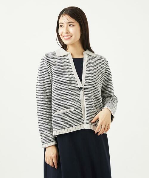 GIANNI LO GIUDICE / ジャンニ・ロ・ジュディチェ セットアップ | ラグランジェコードニットジャケット | 詳細12