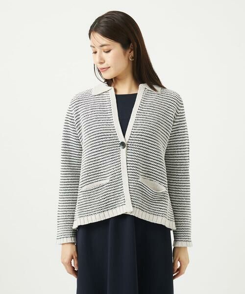 GIANNI LO GIUDICE / ジャンニ・ロ・ジュディチェ セットアップ | ラグランジェコードニットジャケット | 詳細13