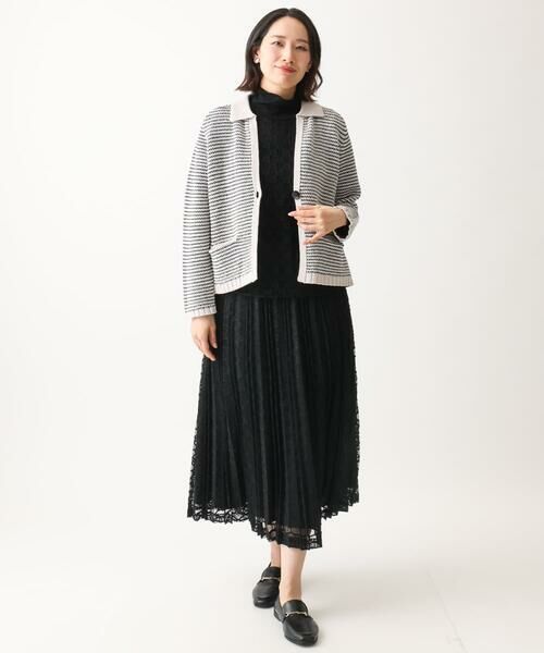 GIANNI LO GIUDICE / ジャンニ・ロ・ジュディチェ セットアップ | ラグランジェコードニットジャケット | 詳細5