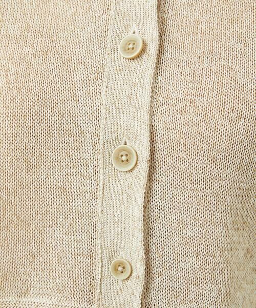 GIANNI LO GIUDICE / ジャンニ・ロ・ジュディチェ カーディガン・ボレロ | リネン杢ニットカーディガン | 詳細11