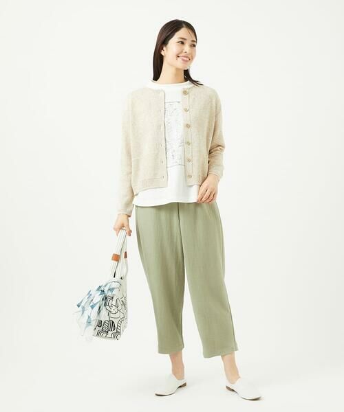 GIANNI LO GIUDICE / ジャンニ・ロ・ジュディチェ カーディガン・ボレロ | リネン杢ニットカーディガン | 詳細15