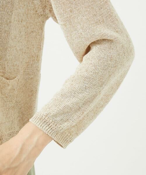 GIANNI LO GIUDICE / ジャンニ・ロ・ジュディチェ カーディガン・ボレロ | リネン杢ニットカーディガン | 詳細8