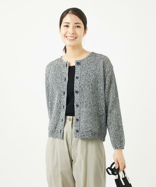 GIANNI LO GIUDICE / ジャンニ・ロ・ジュディチェ カーディガン・ボレロ | リネン杢ニットカーディガン | 詳細19