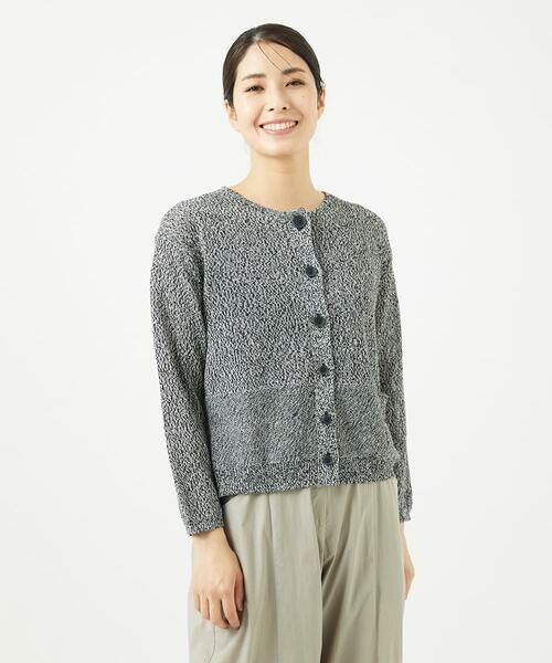 GIANNI LO GIUDICE / ジャンニ・ロ・ジュディチェ カーディガン・ボレロ | リネン杢ニットカーディガン | 詳細21