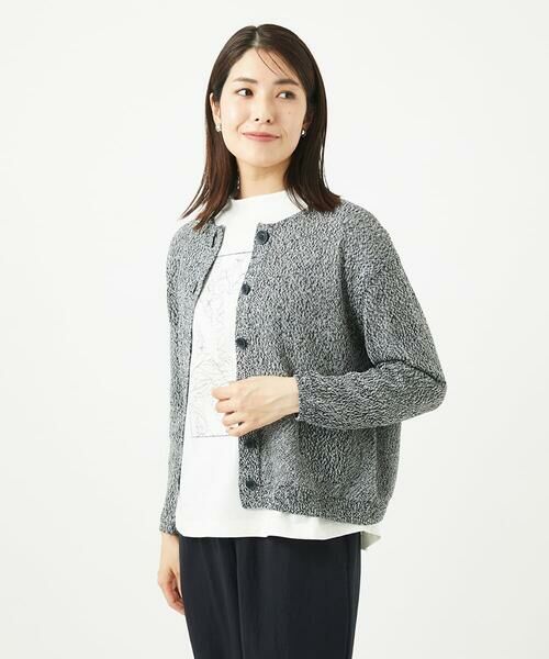 GIANNI LO GIUDICE / ジャンニ・ロ・ジュディチェ カーディガン・ボレロ | リネン杢ニットカーディガン | 詳細23