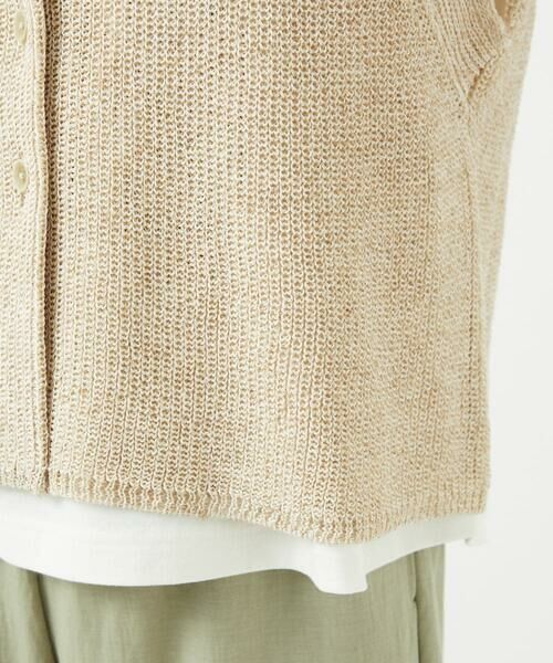 GIANNI LO GIUDICE / ジャンニ・ロ・ジュディチェ ベスト | リネン杢ニットベスト | 詳細11