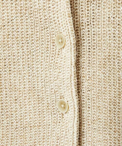 GIANNI LO GIUDICE / ジャンニ・ロ・ジュディチェ ベスト | リネン杢ニットベスト | 詳細12