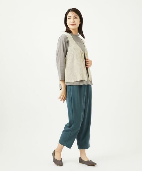 GIANNI LO GIUDICE / ジャンニ・ロ・ジュディチェ ベスト | リネン杢ニットベスト | 詳細21