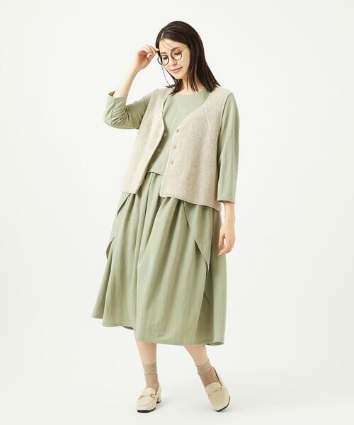 GIANNI LO GIUDICE / ジャンニ・ロ・ジュディチェ ベスト | リネン杢ニットベスト | 詳細22