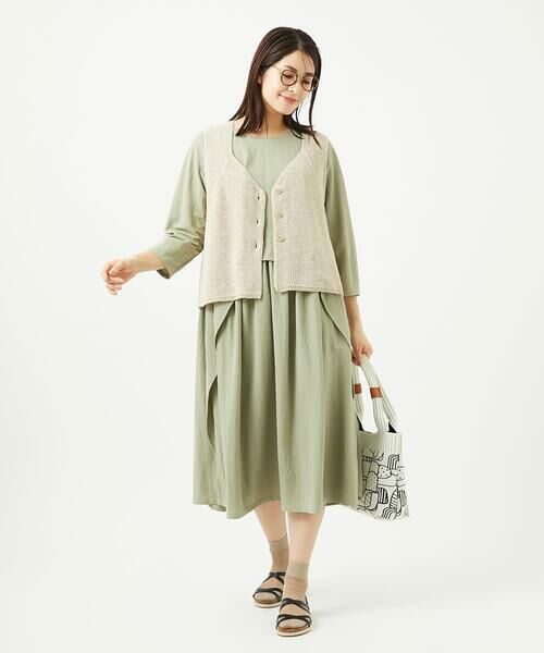 GIANNI LO GIUDICE / ジャンニ・ロ・ジュディチェ ベスト | リネン杢ニットベスト | 詳細23