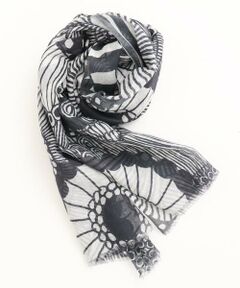 GIANNI LO GIUDICE / ジャンニ・ロ・ジュディチェ マフラー・ショール・スヌード・ストール | モノトーンフラワーストール