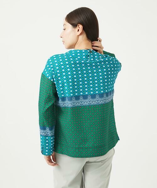 GIANNI LO GIUDICE / ジャンニ・ロ・ジュディチェ シャツ・ブラウス | [洗える]バンダナパネルプリントブラウス | 詳細3