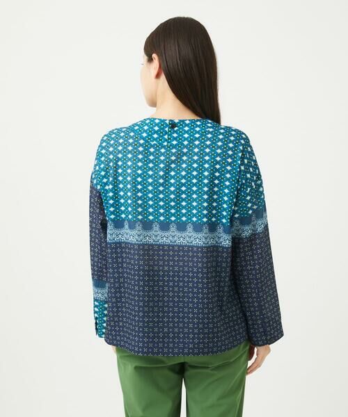 GIANNI LO GIUDICE / ジャンニ・ロ・ジュディチェ シャツ・ブラウス | [洗える]バンダナパネルプリントブラウス | 詳細12