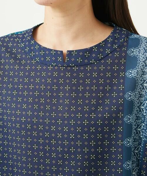 GIANNI LO GIUDICE / ジャンニ・ロ・ジュディチェ シャツ・ブラウス | [洗える]バンダナパネルプリントブラウス | 詳細13