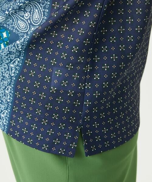 GIANNI LO GIUDICE / ジャンニ・ロ・ジュディチェ シャツ・ブラウス | [洗える]バンダナパネルプリントブラウス | 詳細16