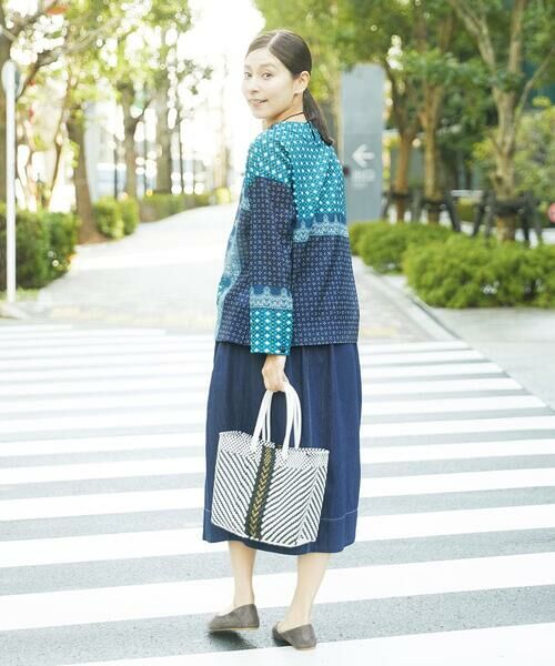 GIANNI LO GIUDICE / ジャンニ・ロ・ジュディチェ シャツ・ブラウス | [洗える]バンダナパネルプリントブラウス | 詳細19