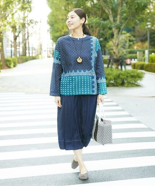 GIANNI LO GIUDICE / ジャンニ・ロ・ジュディチェ シャツ・ブラウス | [洗える]バンダナパネルプリントブラウス | 詳細20