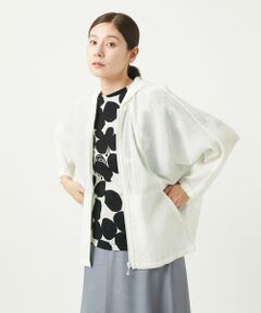 GIANNI LO GIUDICE / ジャンニ・ロ・ジュディチェ カーディガン・ボレロ | [洗える]コットン楊柳ラグランスリーブフーディー