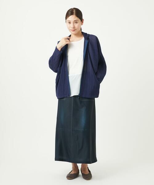 GIANNI LO GIUDICE / ジャンニ・ロ・ジュディチェ カーディガン・ボレロ | [洗える]コットン楊柳ラグランスリーブフーディー | 詳細10