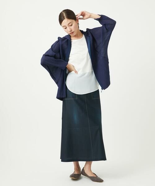 GIANNI LO GIUDICE / ジャンニ・ロ・ジュディチェ カーディガン・ボレロ | [洗える]コットン楊柳ラグランスリーブフーディー | 詳細11