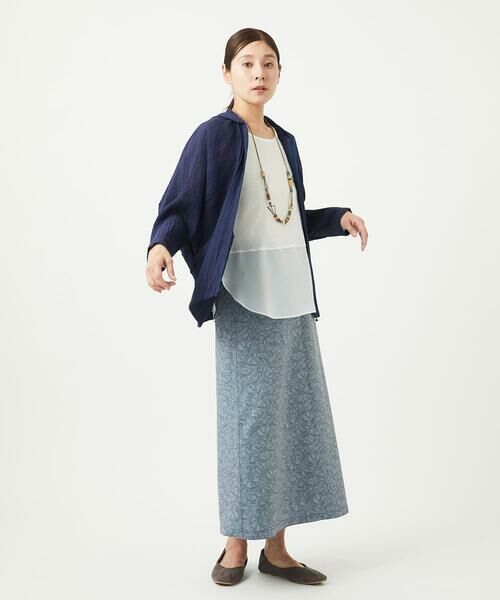 GIANNI LO GIUDICE / ジャンニ・ロ・ジュディチェ カーディガン・ボレロ | [洗える]コットン楊柳ラグランスリーブフーディー | 詳細12