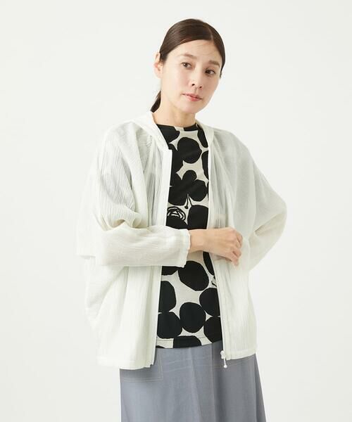 GIANNI LO GIUDICE / ジャンニ・ロ・ジュディチェ カーディガン・ボレロ | [洗える]コットン楊柳ラグランスリーブフーディー | 詳細18