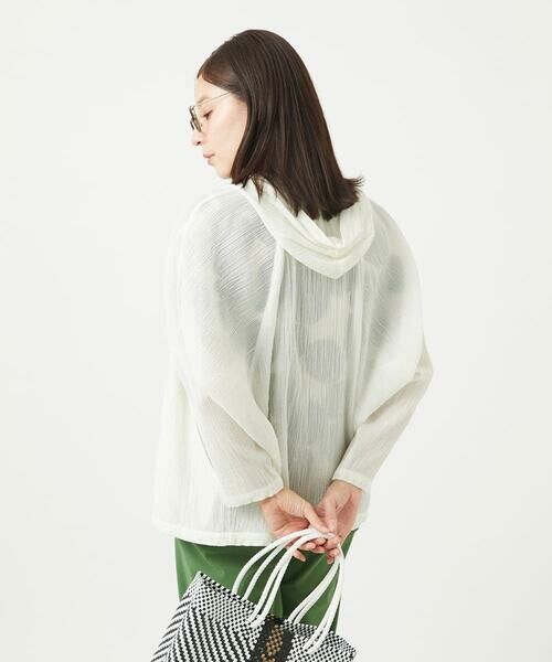 GIANNI LO GIUDICE / ジャンニ・ロ・ジュディチェ カーディガン・ボレロ | [洗える]コットン楊柳ラグランスリーブフーディー | 詳細19