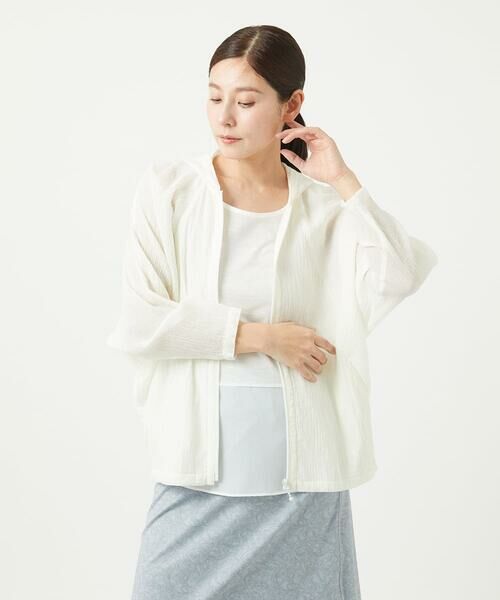 GIANNI LO GIUDICE / ジャンニ・ロ・ジュディチェ カーディガン・ボレロ | [洗える]コットン楊柳ラグランスリーブフーディー | 詳細20