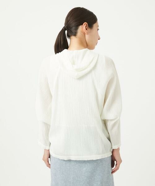 GIANNI LO GIUDICE / ジャンニ・ロ・ジュディチェ カーディガン・ボレロ | [洗える]コットン楊柳ラグランスリーブフーディー | 詳細26