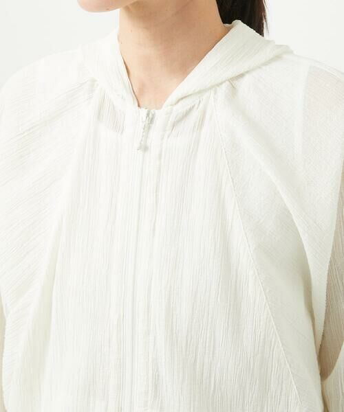 GIANNI LO GIUDICE / ジャンニ・ロ・ジュディチェ カーディガン・ボレロ | [洗える]コットン楊柳ラグランスリーブフーディー | 詳細27