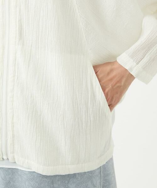 GIANNI LO GIUDICE / ジャンニ・ロ・ジュディチェ カーディガン・ボレロ | [洗える]コットン楊柳ラグランスリーブフーディー | 詳細29