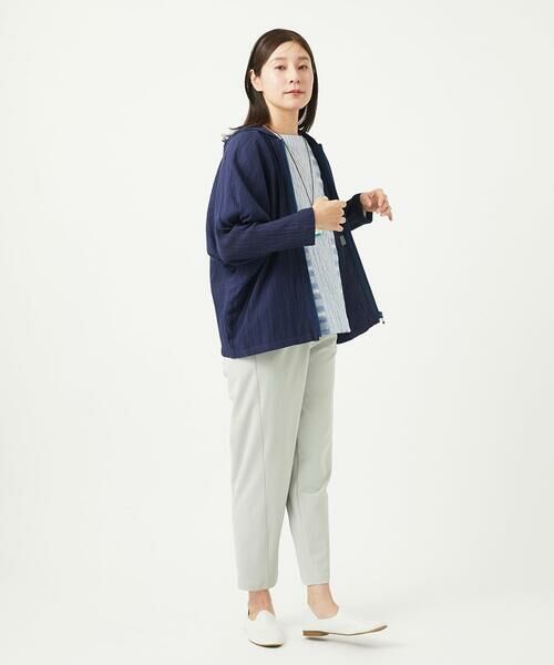 GIANNI LO GIUDICE / ジャンニ・ロ・ジュディチェ シャツ・ブラウス | [洗える]シャーリングストライプブラウス | 詳細15