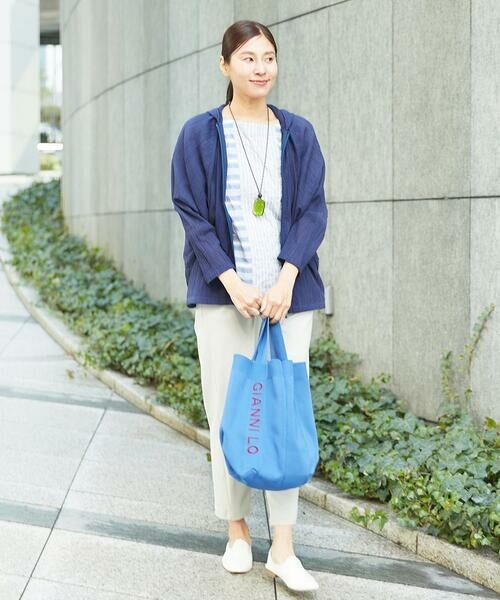 GIANNI LO GIUDICE / ジャンニ・ロ・ジュディチェ シャツ・ブラウス | [洗える]シャーリングストライプブラウス | 詳細21