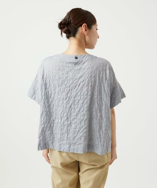 GIANNI LO GIUDICE / ジャンニ・ロ・ジュディチェ シャツ・ブラウス | [洗える]シャーリングストライプブラウス | 詳細4