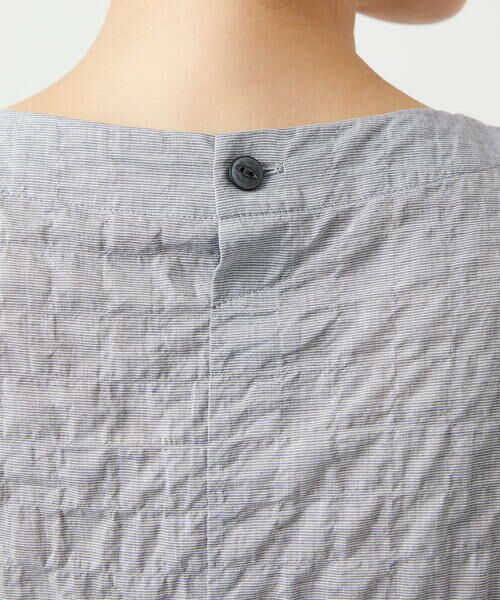GIANNI LO GIUDICE / ジャンニ・ロ・ジュディチェ シャツ・ブラウス | [洗える]シャーリングストライプブラウス | 詳細5