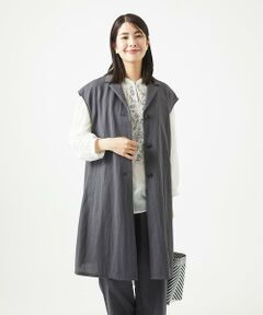 GIANNI LO GIUDICE / ジャンニ・ロ・ジュディチェ セットアップ | [洗える]コットンナイロンカノコ編みロングジレ