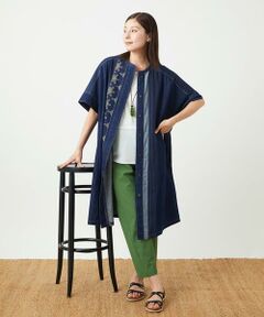 GIANNI LO GIUDICE / ジャンニ・ロ・ジュディチェ ロング・マキシ丈ワンピース | [洗える]コットンデニムワンピース