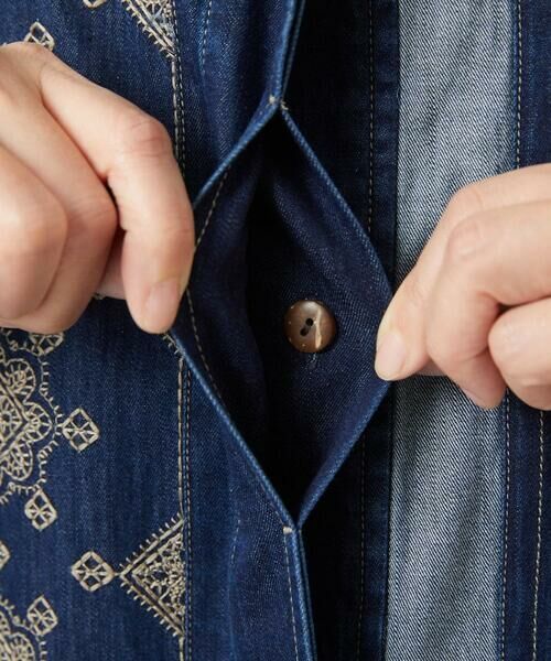 GIANNI LO GIUDICE / ジャンニ・ロ・ジュディチェ ロング・マキシ丈ワンピース | [洗える]コットンデニムワンピース | 詳細14