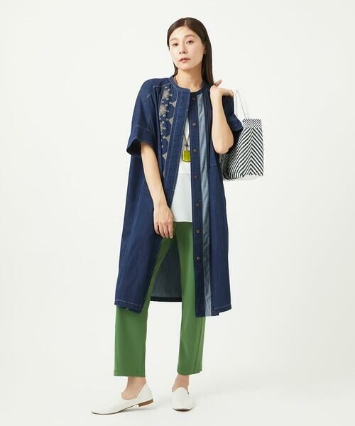 GIANNI LO GIUDICE / ジャンニ・ロ・ジュディチェ ロング・マキシ丈ワンピース | [洗える]コットンデニムワンピース | 詳細16