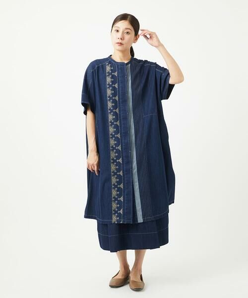 GIANNI LO GIUDICE / ジャンニ・ロ・ジュディチェ ロング・マキシ丈ワンピース | [洗える]コットンデニムワンピース | 詳細22