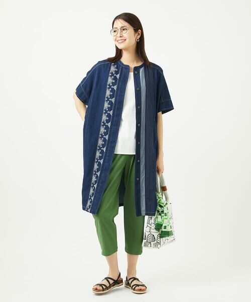 GIANNI LO GIUDICE / ジャンニ・ロ・ジュディチェ ロング・マキシ丈ワンピース | [洗える]コットンデニムワンピース | 詳細23