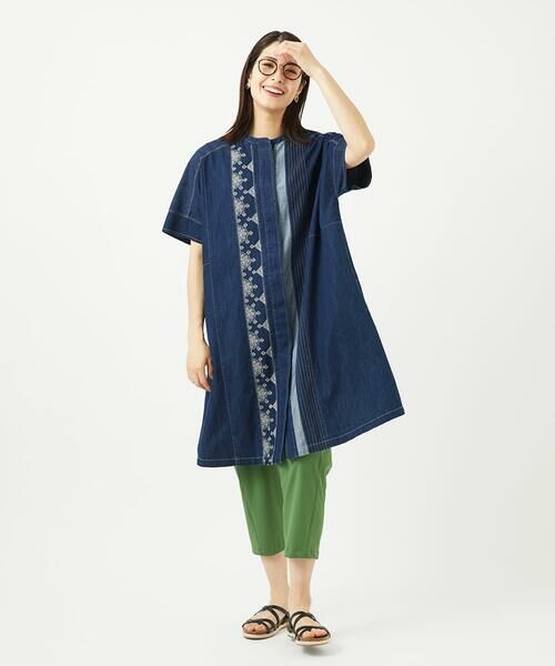 GIANNI LO GIUDICE / ジャンニ・ロ・ジュディチェ ロング・マキシ丈ワンピース | [洗える]コットンデニムワンピース | 詳細25