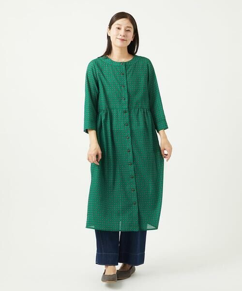 GIANNI LO GIUDICE / ジャンニ・ロ・ジュディチェ ロング・マキシ丈ワンピース | [洗える]バンダナ小付き柄ワンピース | 詳細11