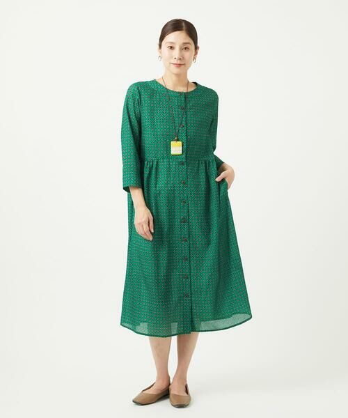 GIANNI LO GIUDICE / ジャンニ・ロ・ジュディチェ ロング・マキシ丈ワンピース | [洗える]バンダナ小付き柄ワンピース | 詳細5