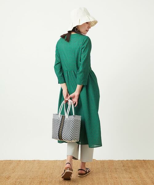 GIANNI LO GIUDICE / ジャンニ・ロ・ジュディチェ ロング・マキシ丈ワンピース | [洗える]バンダナ小付き柄ワンピース | 詳細7