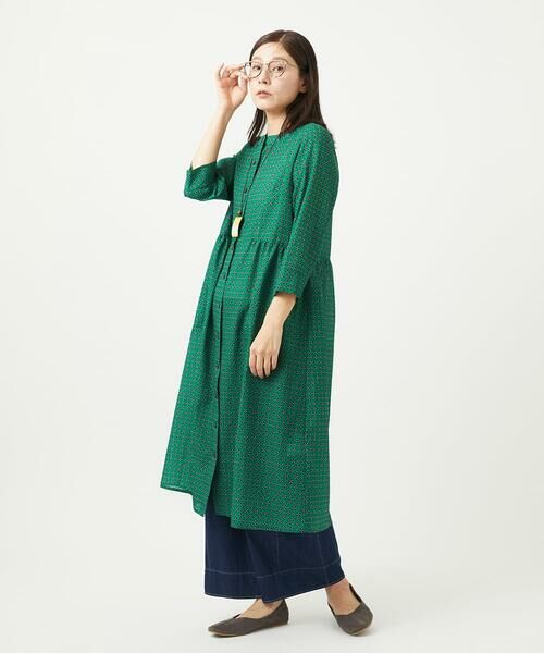 GIANNI LO GIUDICE / ジャンニ・ロ・ジュディチェ ロング・マキシ丈ワンピース | [洗える]バンダナ小付き柄ワンピース | 詳細9