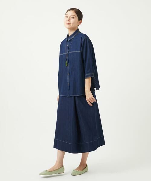 GIANNI LO GIUDICE / ジャンニ・ロ・ジュディチェ ロング・マキシ丈スカート | [洗える]コットンデニムスカート | 詳細13